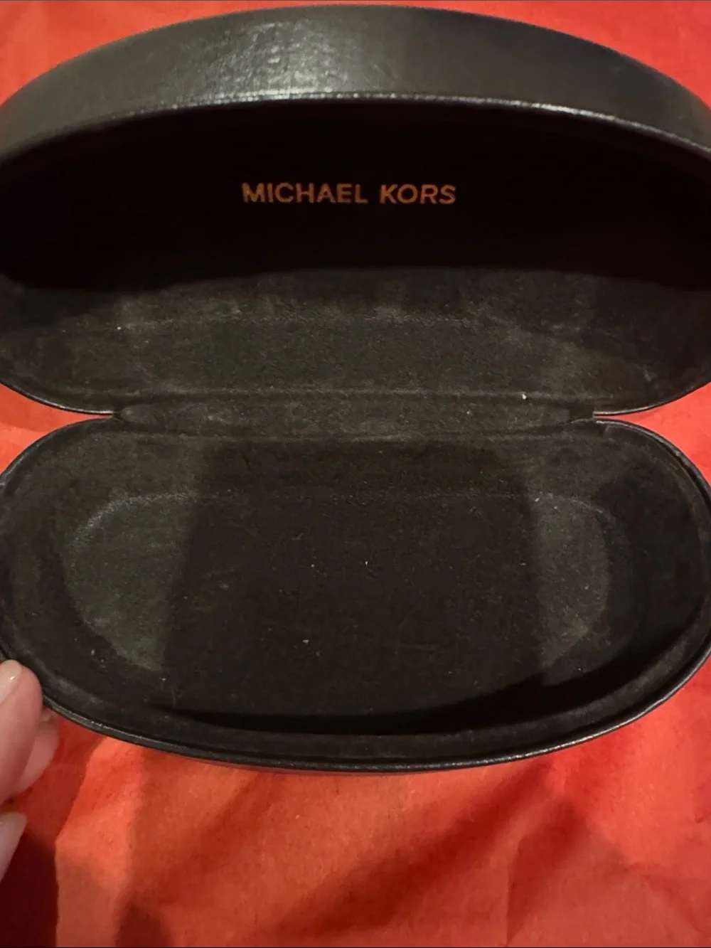 Michael Kors Black Eyewear Case